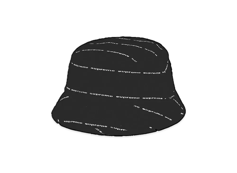 シュプリーム ジャガード リネン クラッシャー "ブラック"