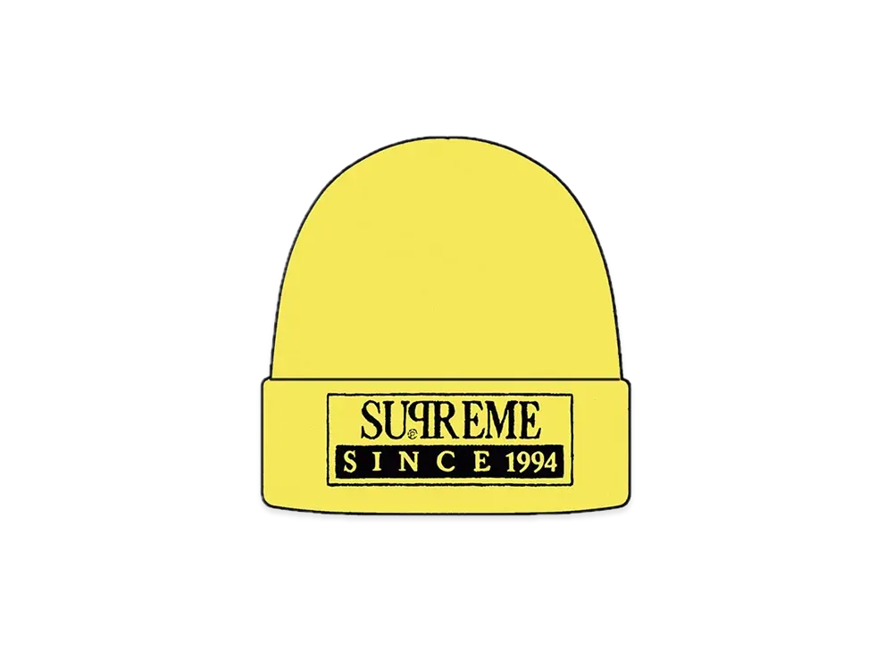 Supreme Reserved Beanie "Yellow"