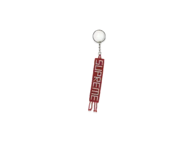 Supreme Beaded Keychain "Red"