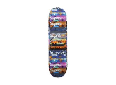 Supreme Distorted Logo Skateboard "Photo"