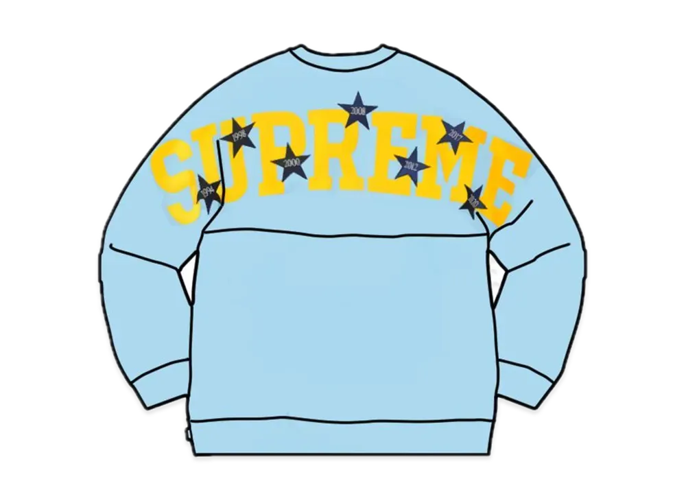 Supreme Stars Crewneck "Blue"