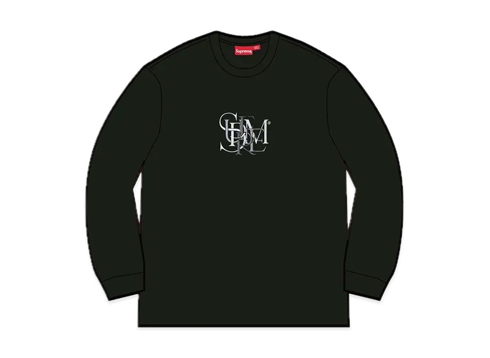 Supreme Overlap Crewneck "Black"