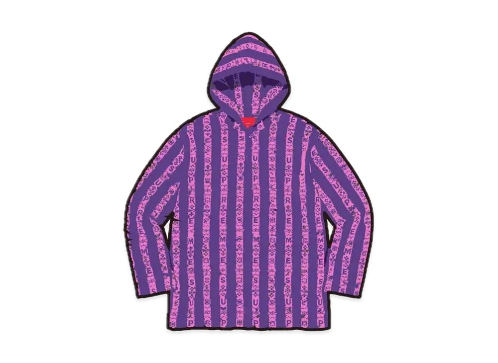 Supreme Baja Hooded Shirt "Light Purple"