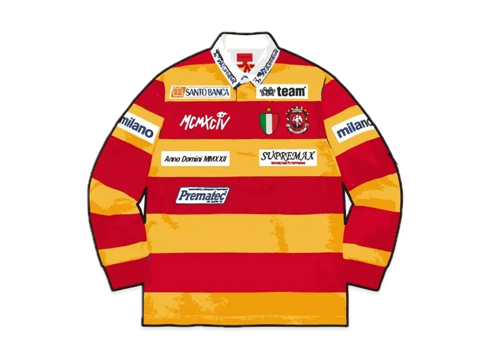 Supreme Stripe Rugby "Red"