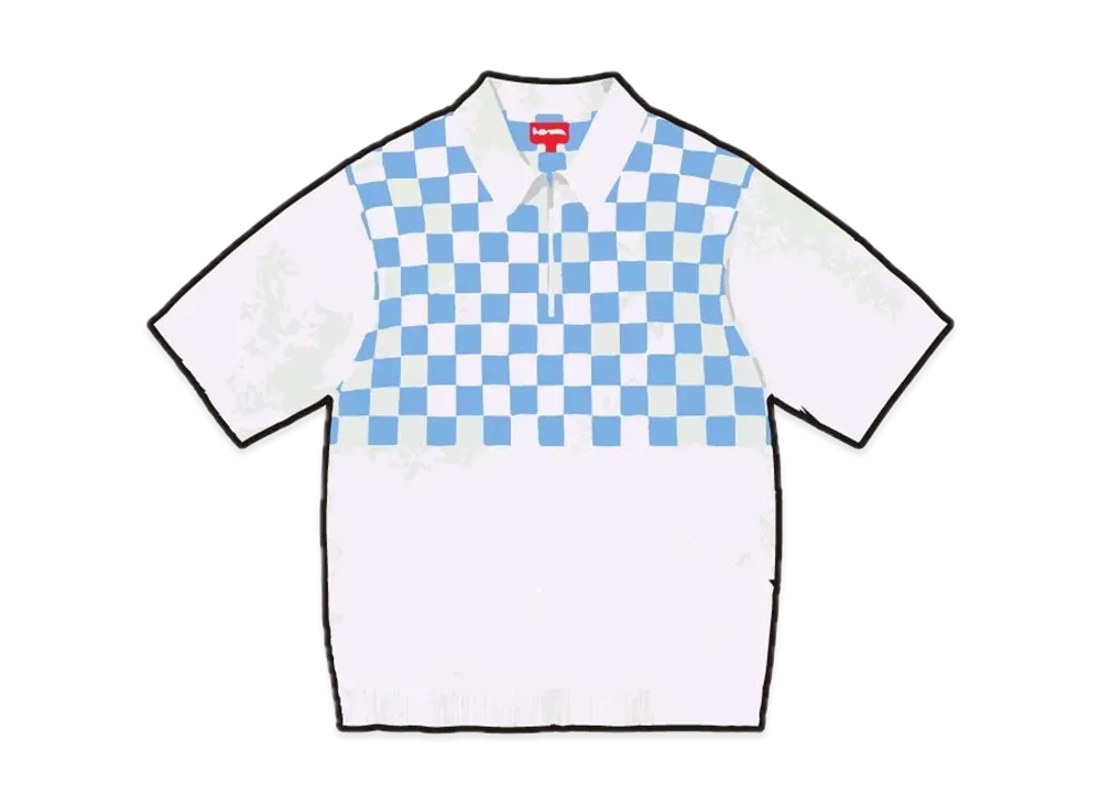 Supreme Checkerboard Zip Poloポロシャツ Supreme - (M)Supreme Checkerboard Zip Poloポロシャツの通販