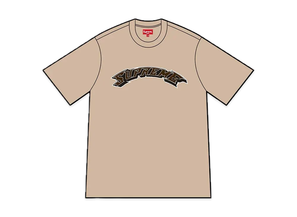 Supreme Applique Arc S/S Top "Dark Taupe"