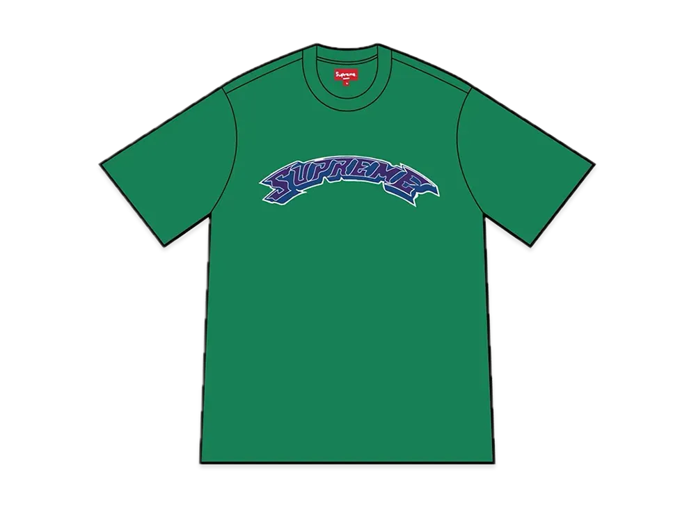 シュプリーム アップリケ アーク S/S トップ "グリーン"