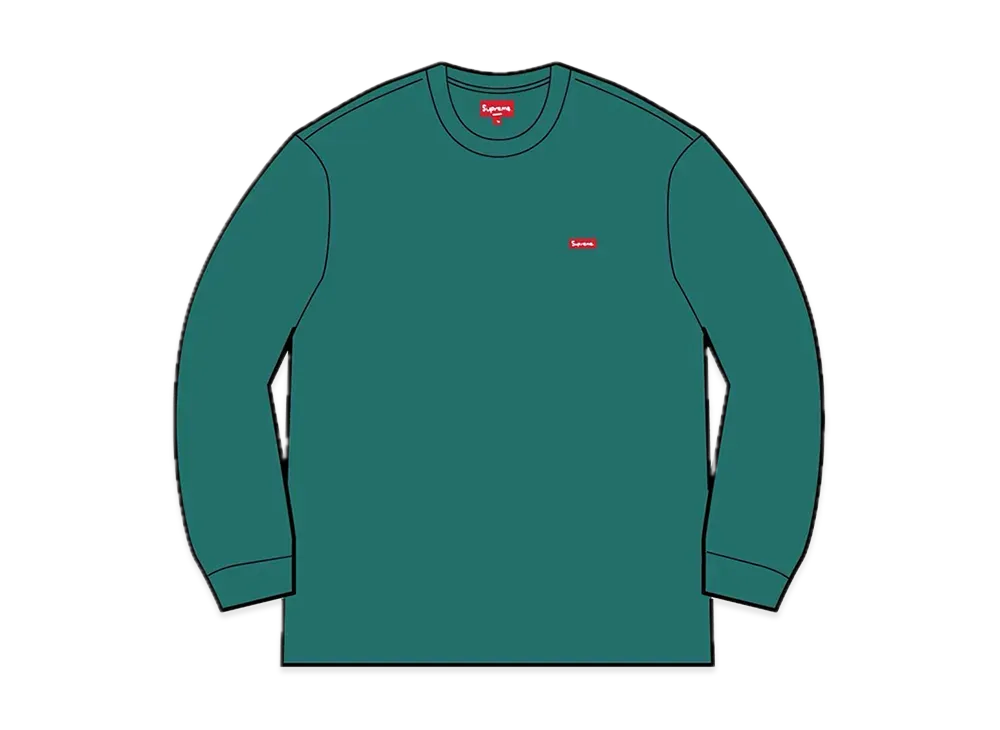 Supreme Small Box L/S Tee "Teal"(22SS)