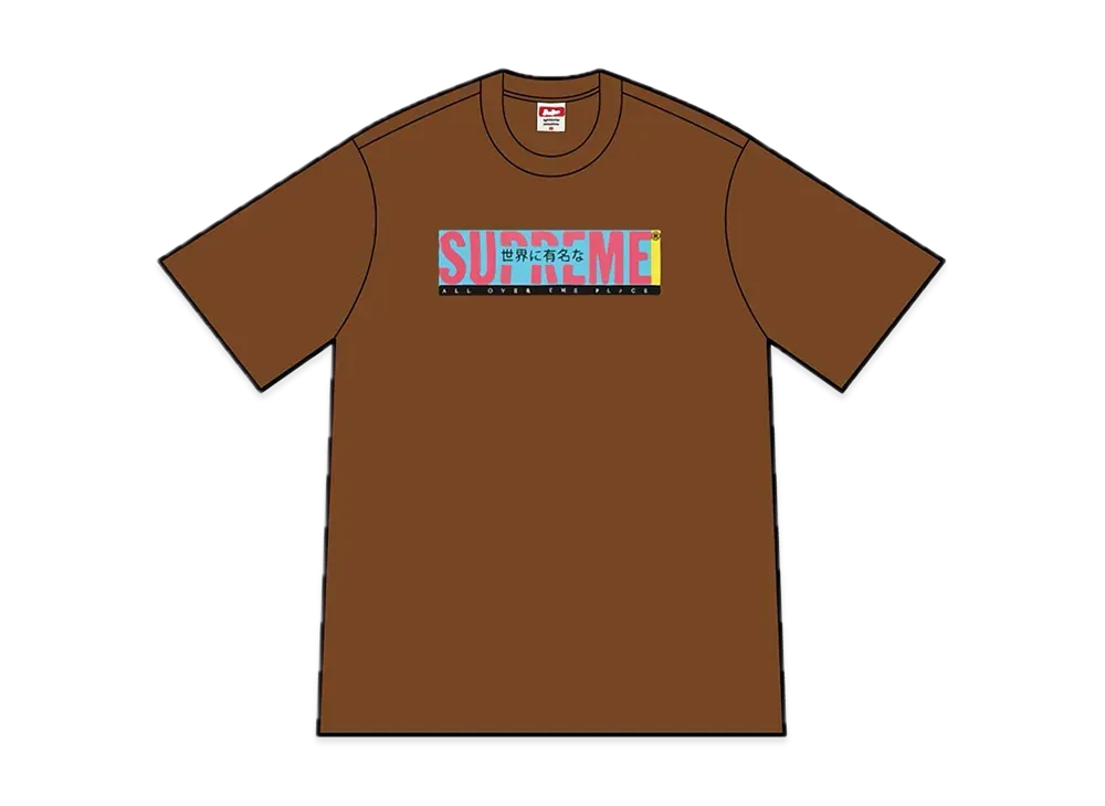 Supreme All Over Tee "Brown"