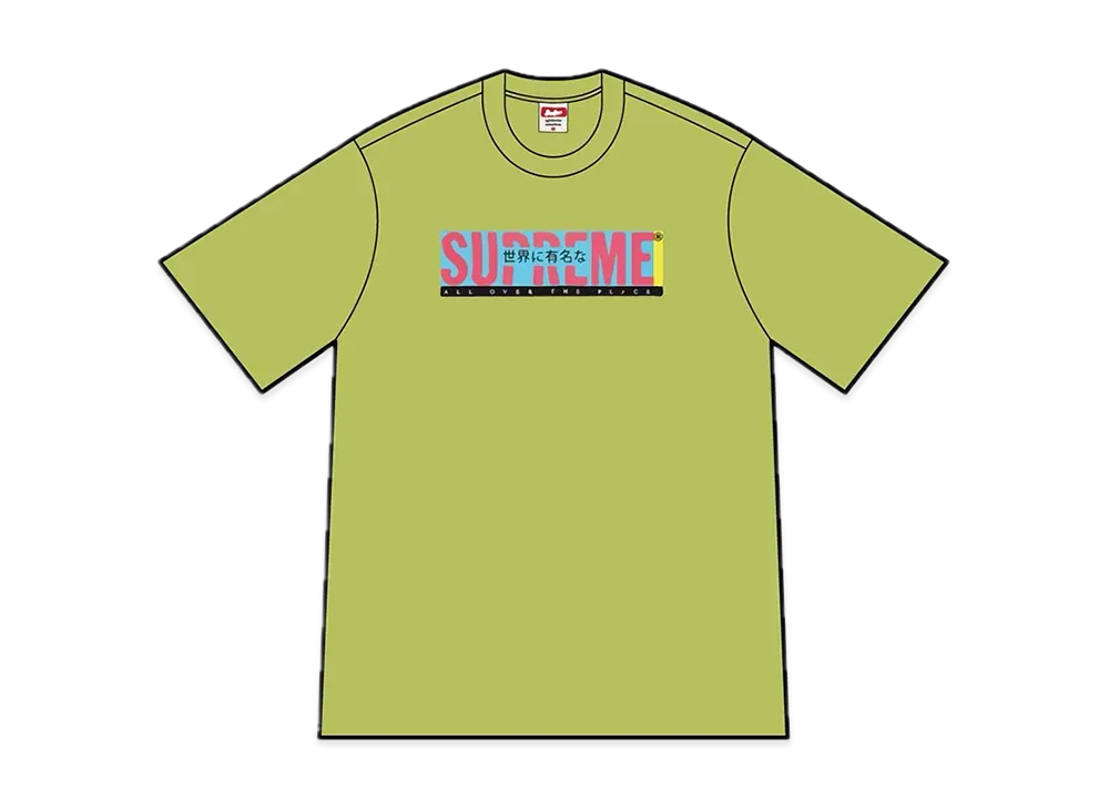 Supreme All Over Tee "Lime"