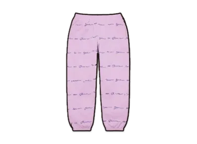 Supreme Script Stripe Sweatpant "Pale Purple"