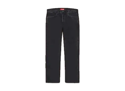 Supreme Stone Washed Black Slim Jean "Washed Black"(22SS)