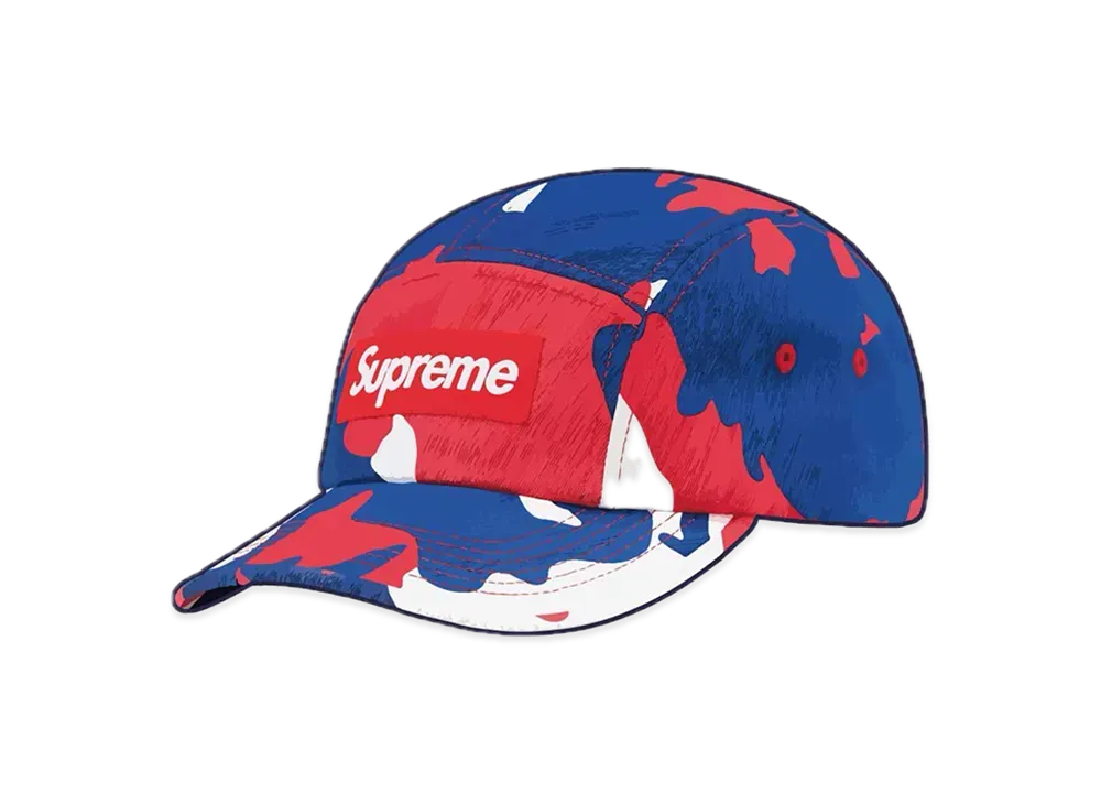 Supreme Washed Chino Twill Camp Cap "Red Camo"(22SS)