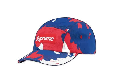 Supreme Washed Chino Twill Camp Cap "Red Camo"(22SS)