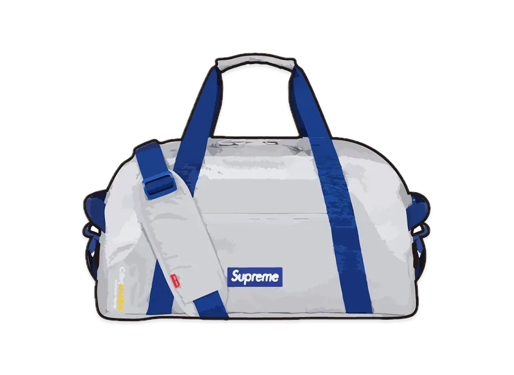 Supreme 2022ss Duffle Bag "Silver"