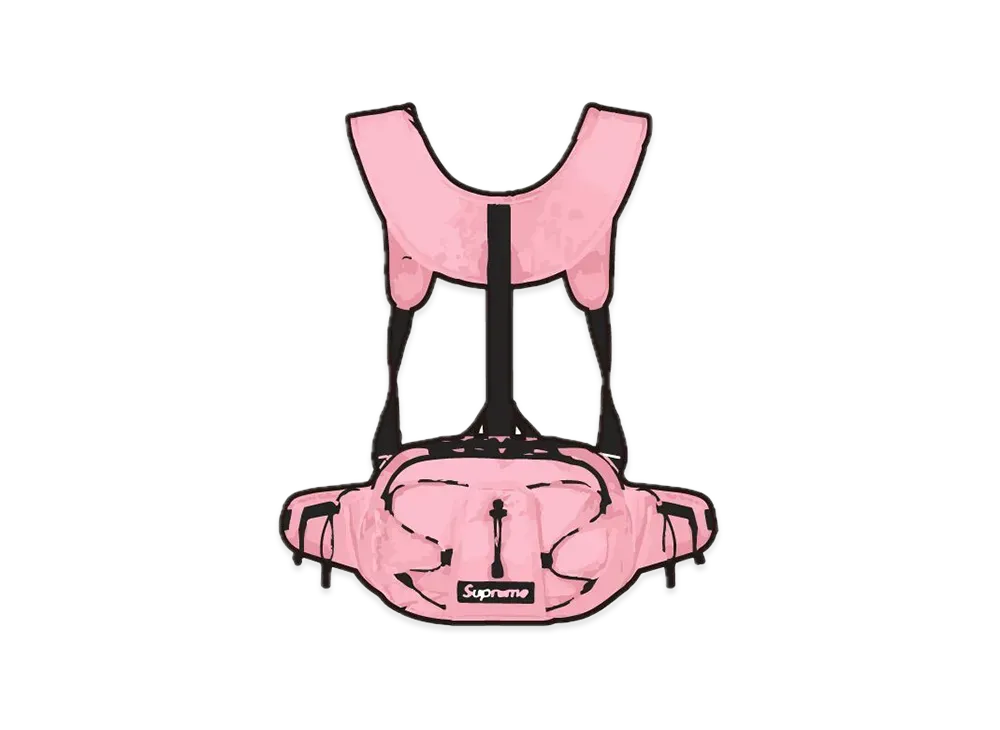 Supreme 2022ss Harness Waist Bag "Pink"