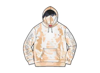 Supreme Doves Hooded Sweatshirt "Tan"