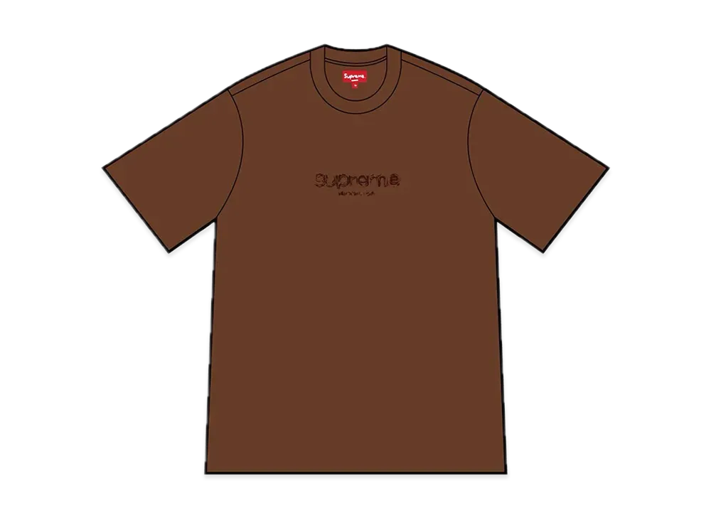 Supreme Beaded Logo S/S Top "Brown"