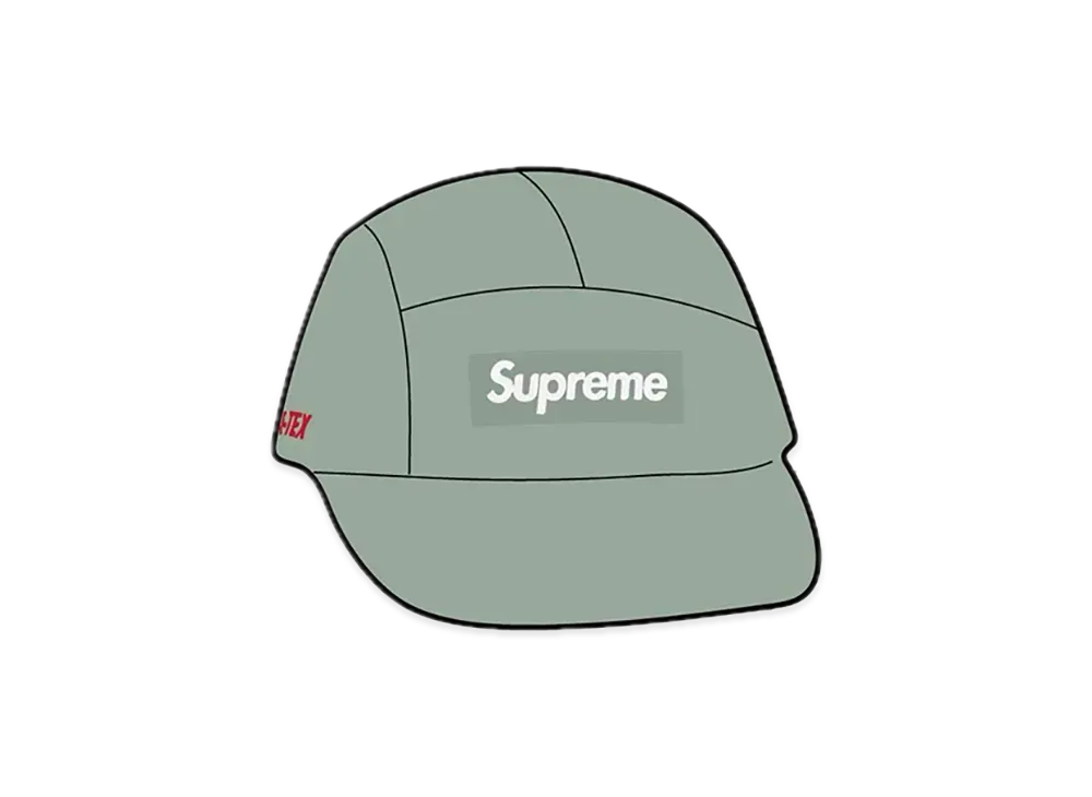 Supreme GORE-TEX Polartec Long Bill Camp Cap "Light Olive"