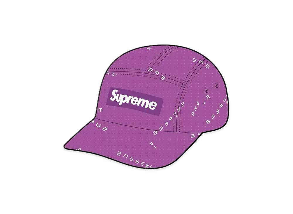 Supreme Stitch Jacquard Camp Cap "Purple"
