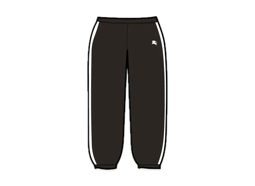 Supreme / Burberry Leather Track Pant "Black"