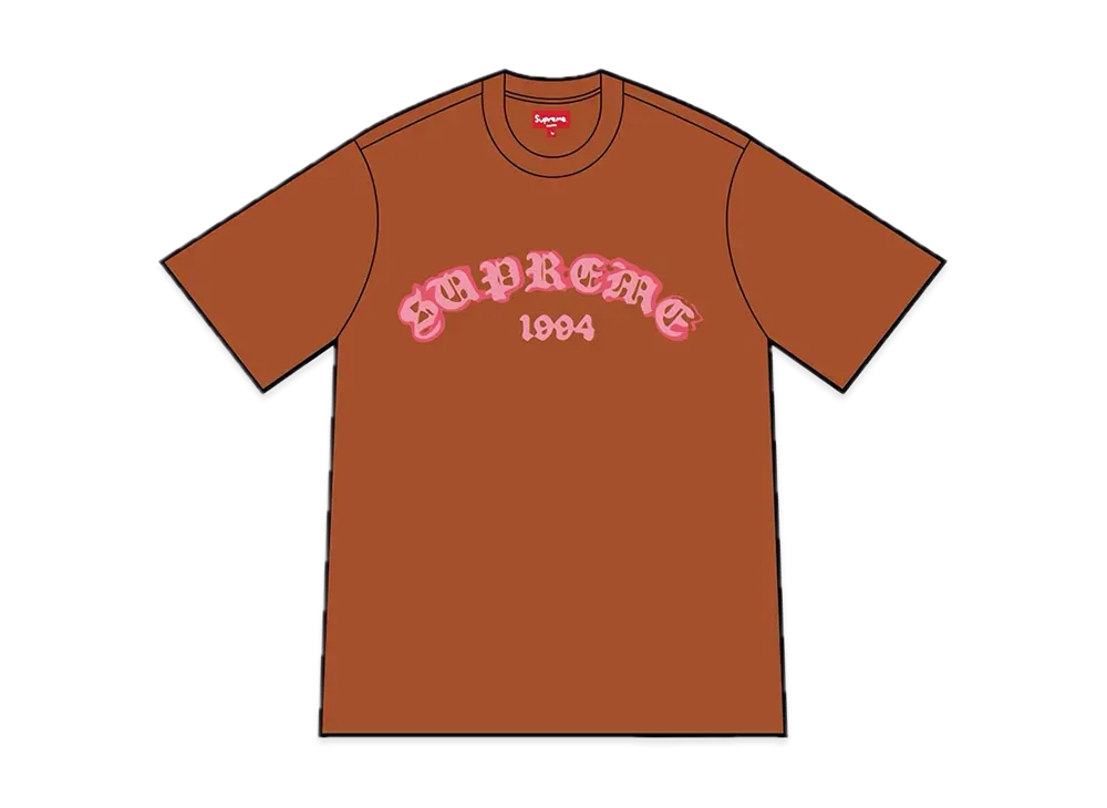 Supreme Old English Glow S/S Top 