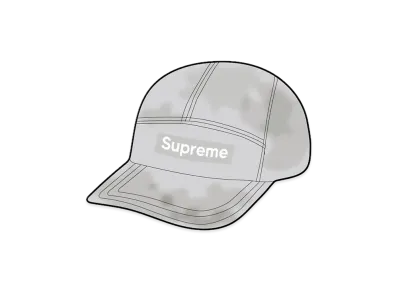 Supreme Crushed Velvet Camp Cap "Grey"