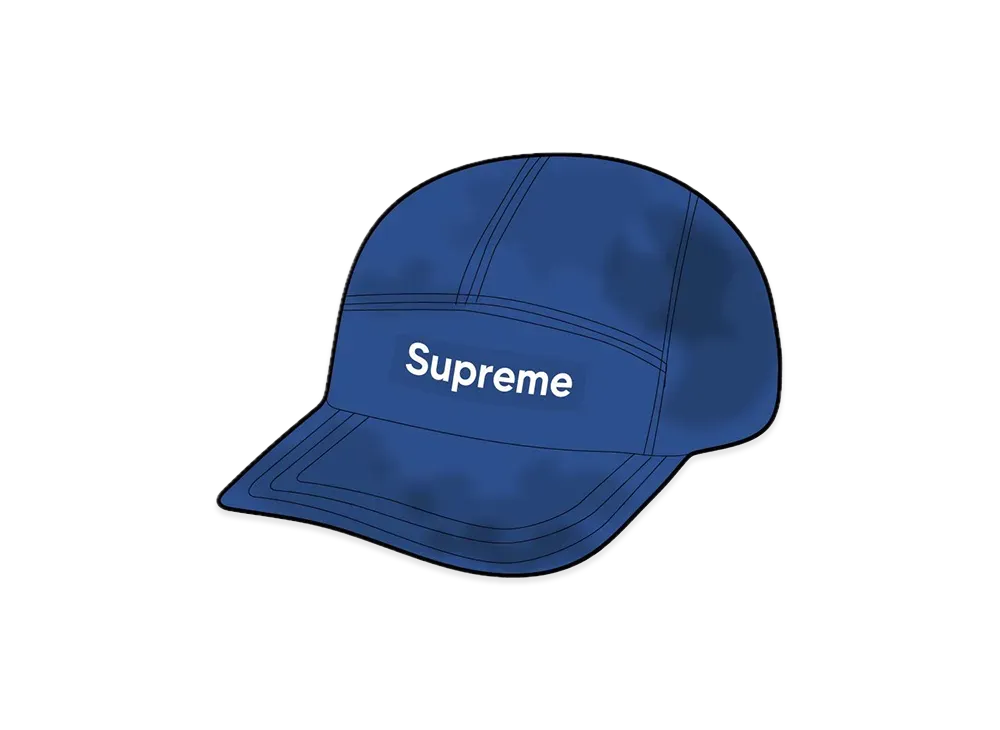 Supreme Crushed Velvet Camp Cap "Royal"
