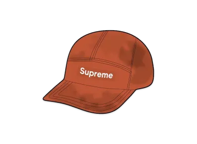 Supreme Crushed Velvet Camp Cap "Rust"