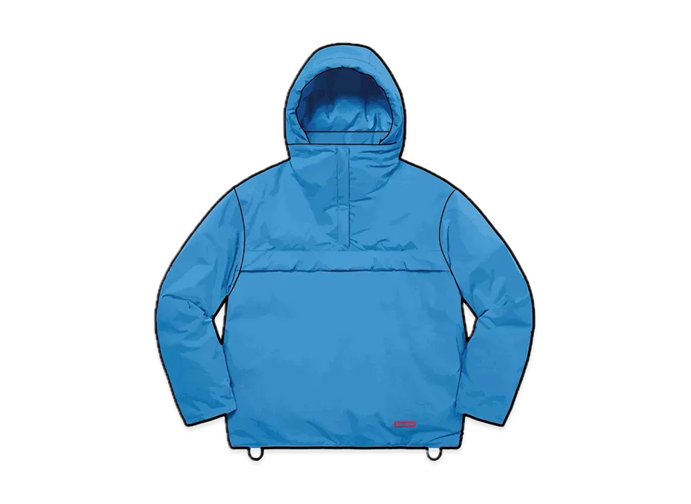 Supreme Hooded Down Pullover "Bright Blue"