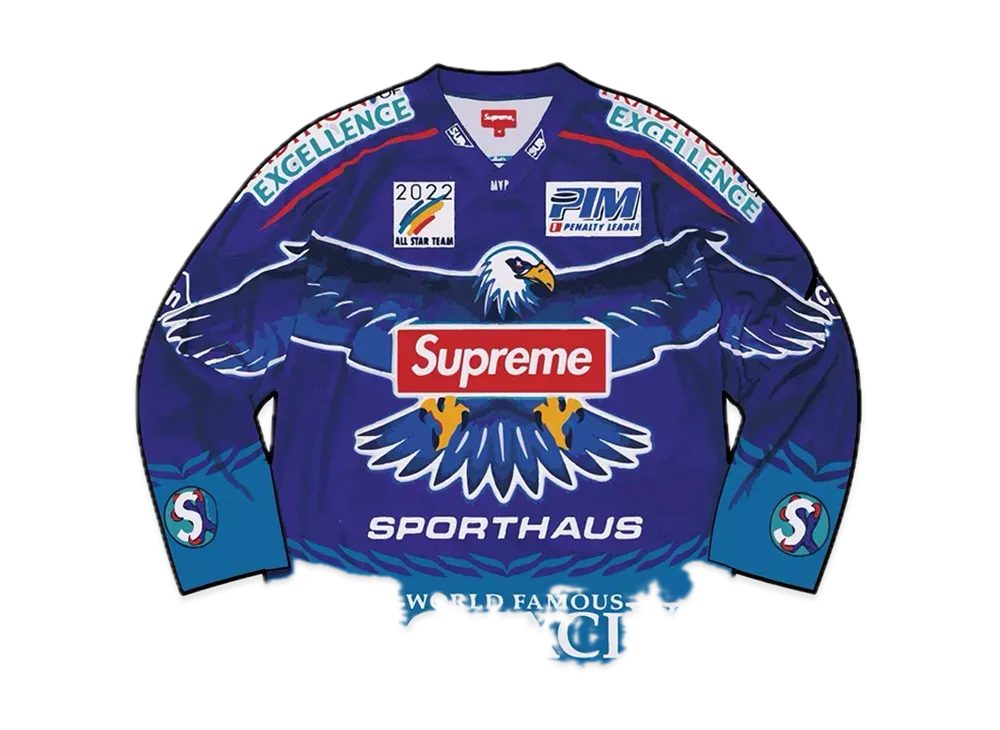 シュプリーム イーグル モト ジャージー "ロイヤル"