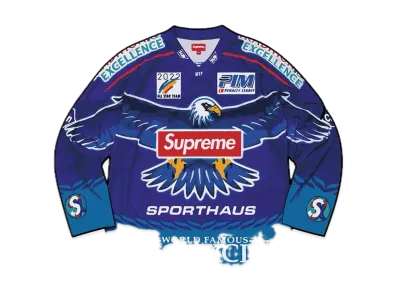 Supreme Eagle Moto Jersey "Royal"