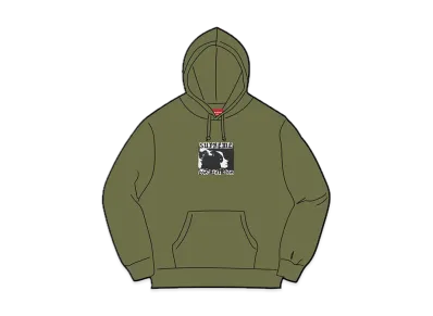 Supreme Dog Eat Dog Hooded Sweatshirt "Olive"