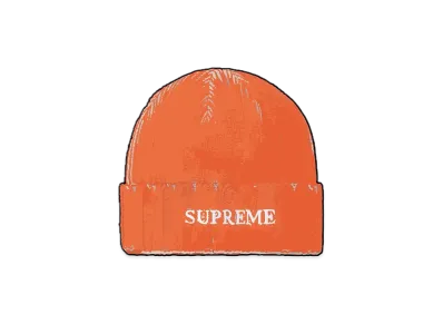 Supreme Overprint Beanie "Orange"