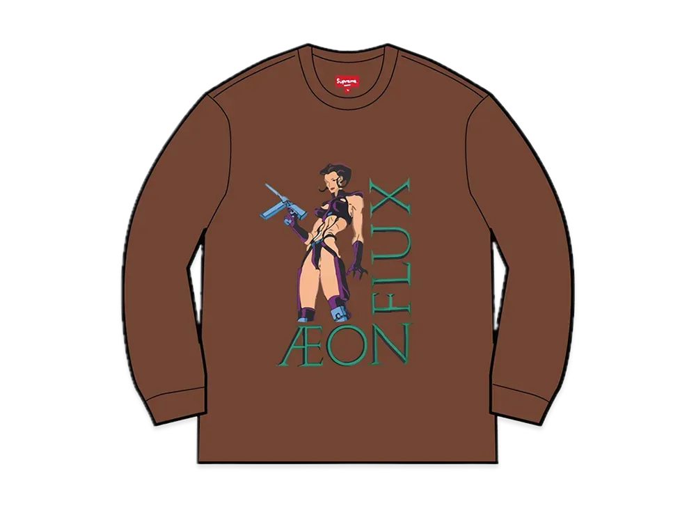 Supreme Aeon Flux L/S Tee "Brown"