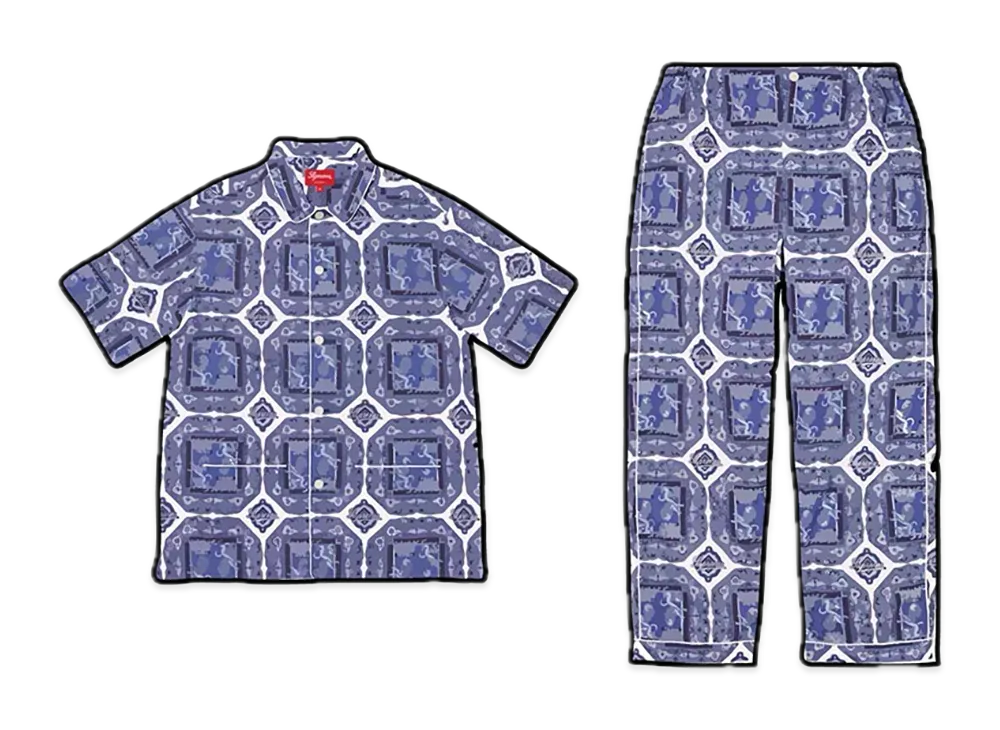 Supreme Regency Pajama Set "Blue"