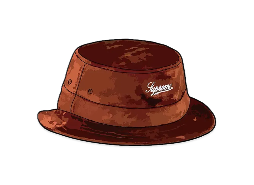 Supreme Crushed Velvet Crusher "Rust"