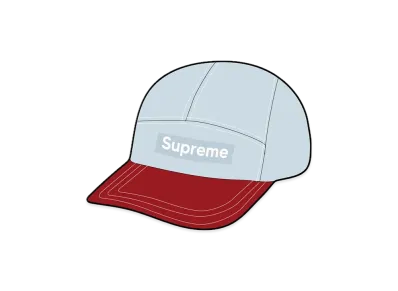 Supreme 2-Tone Twill Camp Cap "Light Blue"