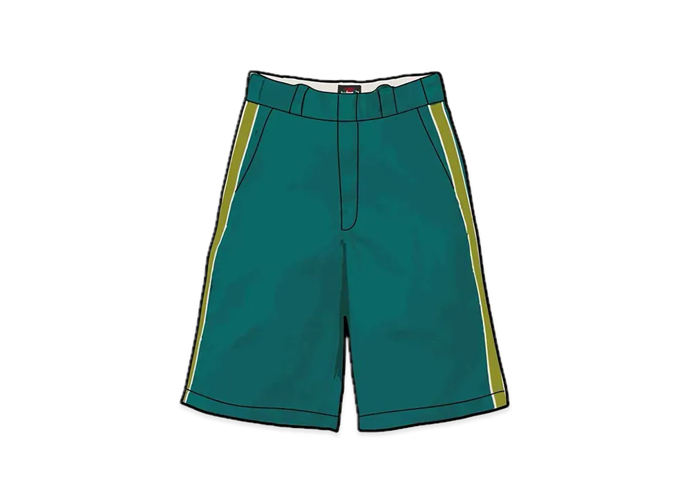 Supreme x Dickies 13 Loose Fit Work Short "Teal"