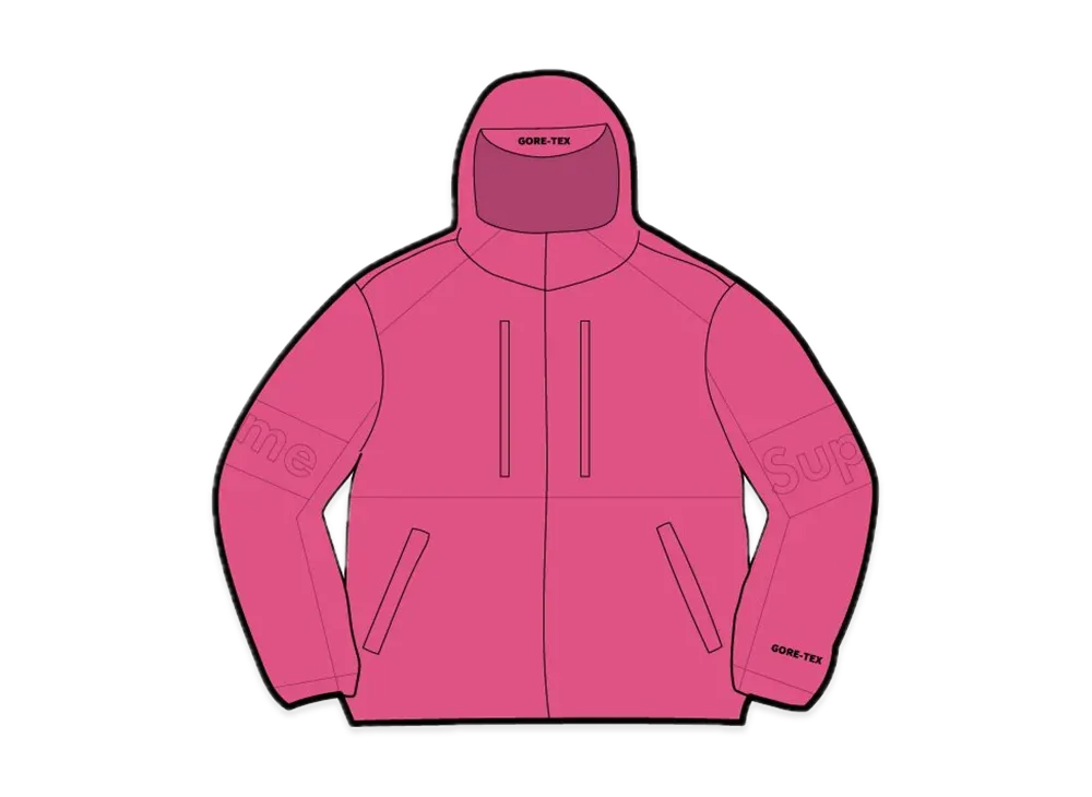 Supreme GORE-TEX Leather Jacket "Magenta"