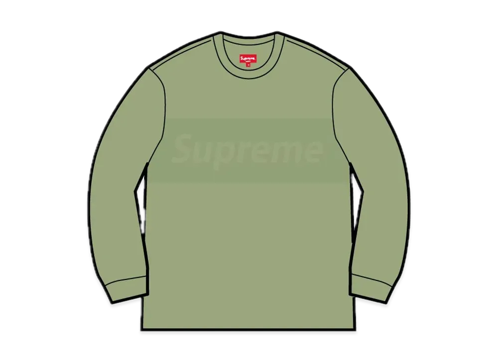 Supreme Tonal Paneled Sweater "Dusty Green"