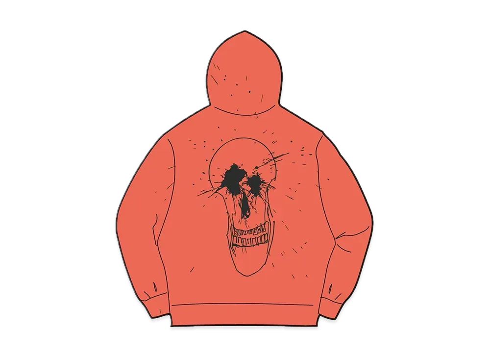 Supreme Ralph Steadman Skull Hooded Sweatshirt "Apricot"