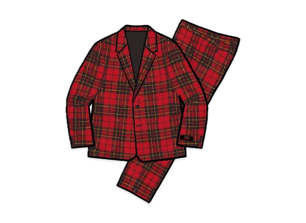 Supreme Tartan Wool Suit 