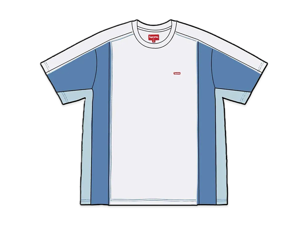 Supreme Mesh Panel S/S Top "White"