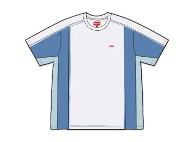 Supreme Mesh Panel S/S Top "White"