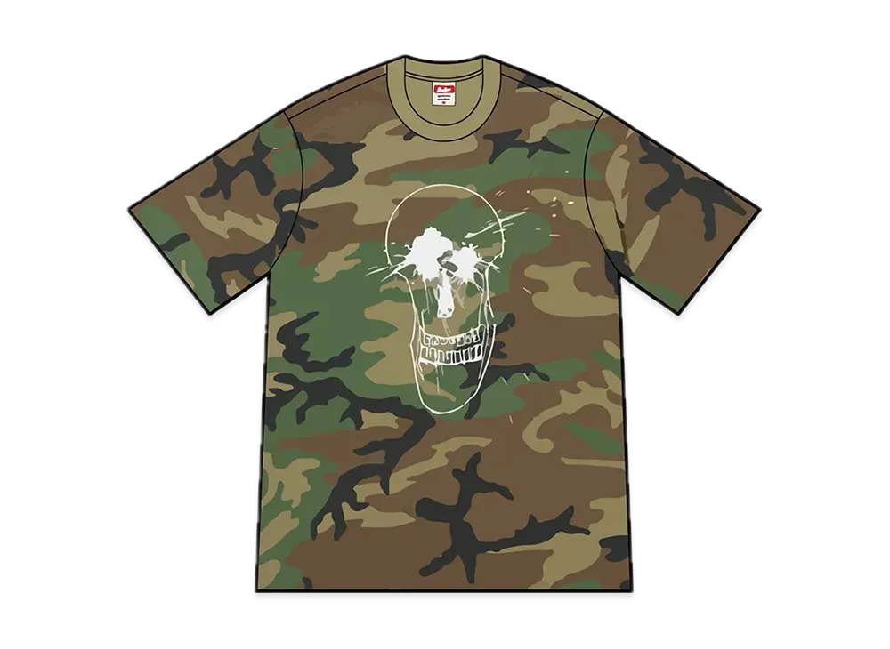 シュプリーム ラルフ ステッドマン スカル Tシャツ "カモ"