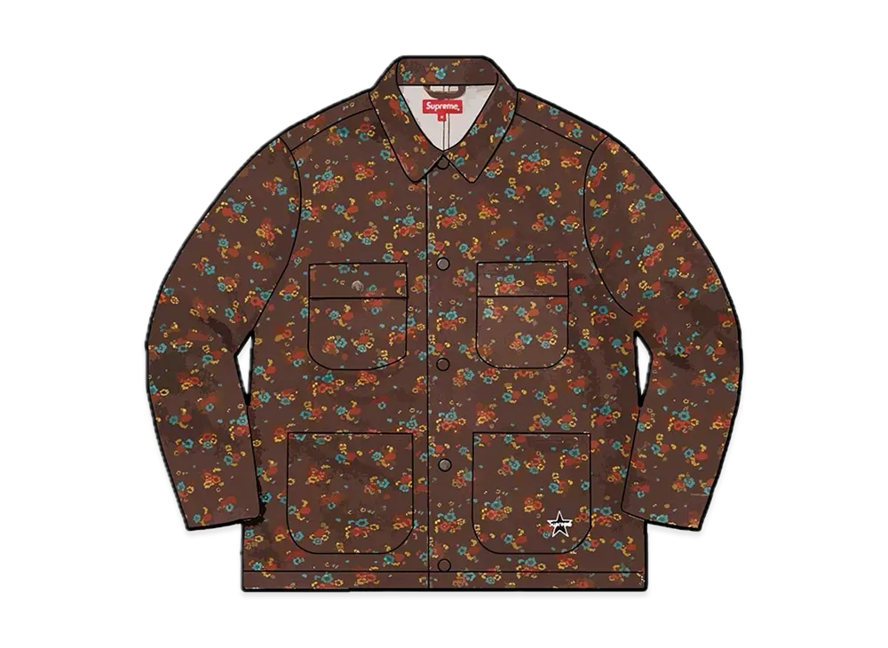ジャケット・アウター Supreme Denim Chore Coat COLOR / Flowers Supreme Denim Chore Coat 