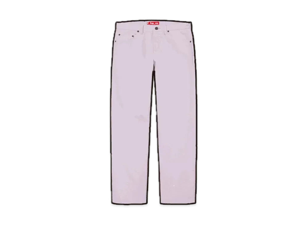 シュプリーム 22ss Regular Jean ラベンダー 32 2025年最新