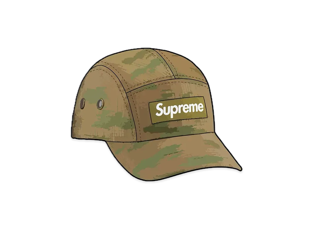 Supreme Broken Camo Camp Cap "Olive"