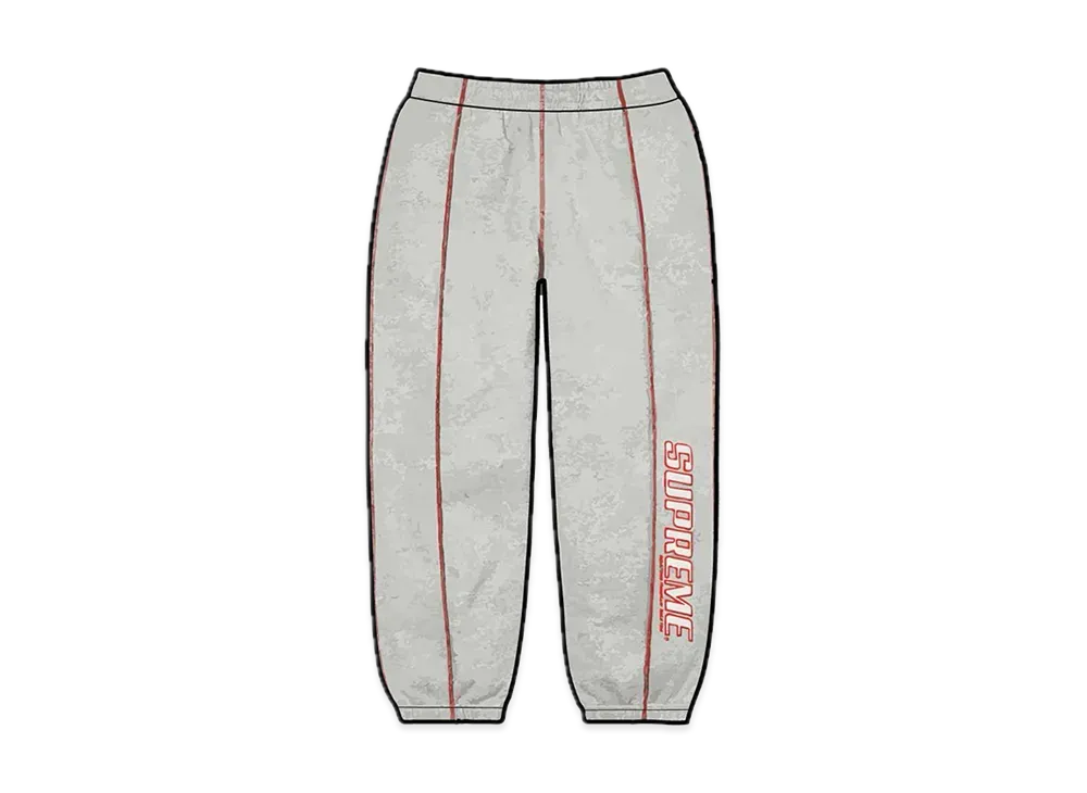 Supreme Coverstitch Sweatpant "Heather Grey"